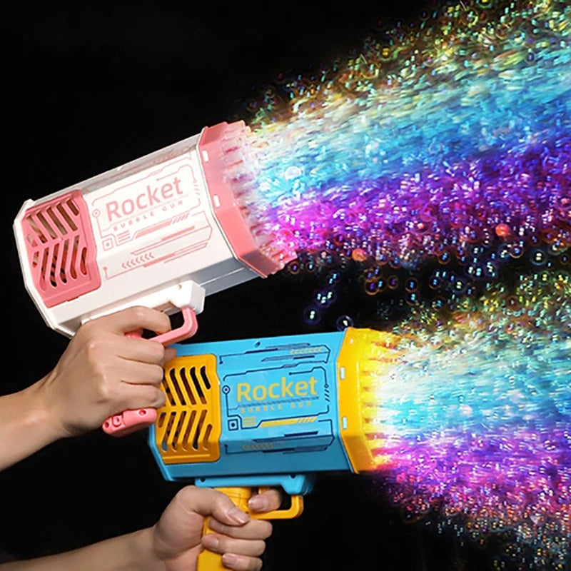 BAZUCA DE BURBUJAS ROCKET BUBBLE GUN