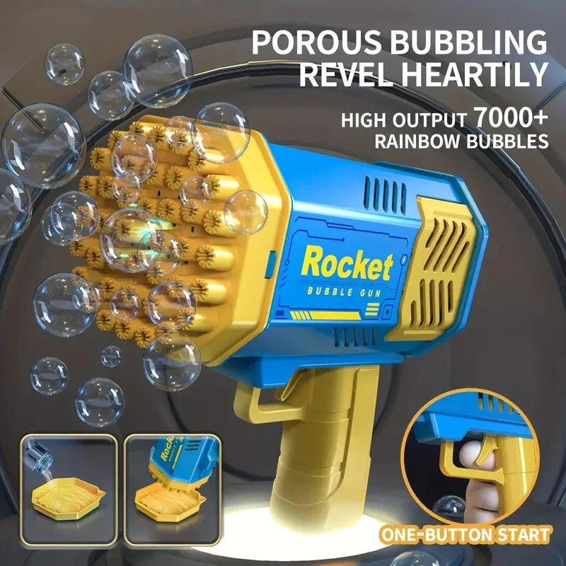 BAZUCA DE BURBUJAS ROCKET BUBBLE GUN