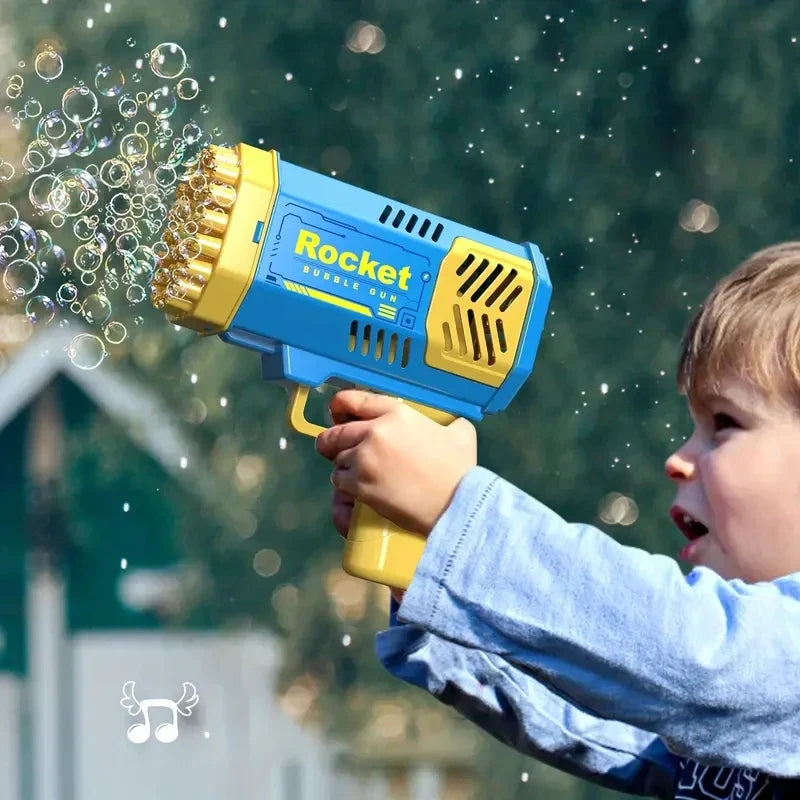 BAZUCA DE BURBUJAS ROCKET BUBBLE GUN